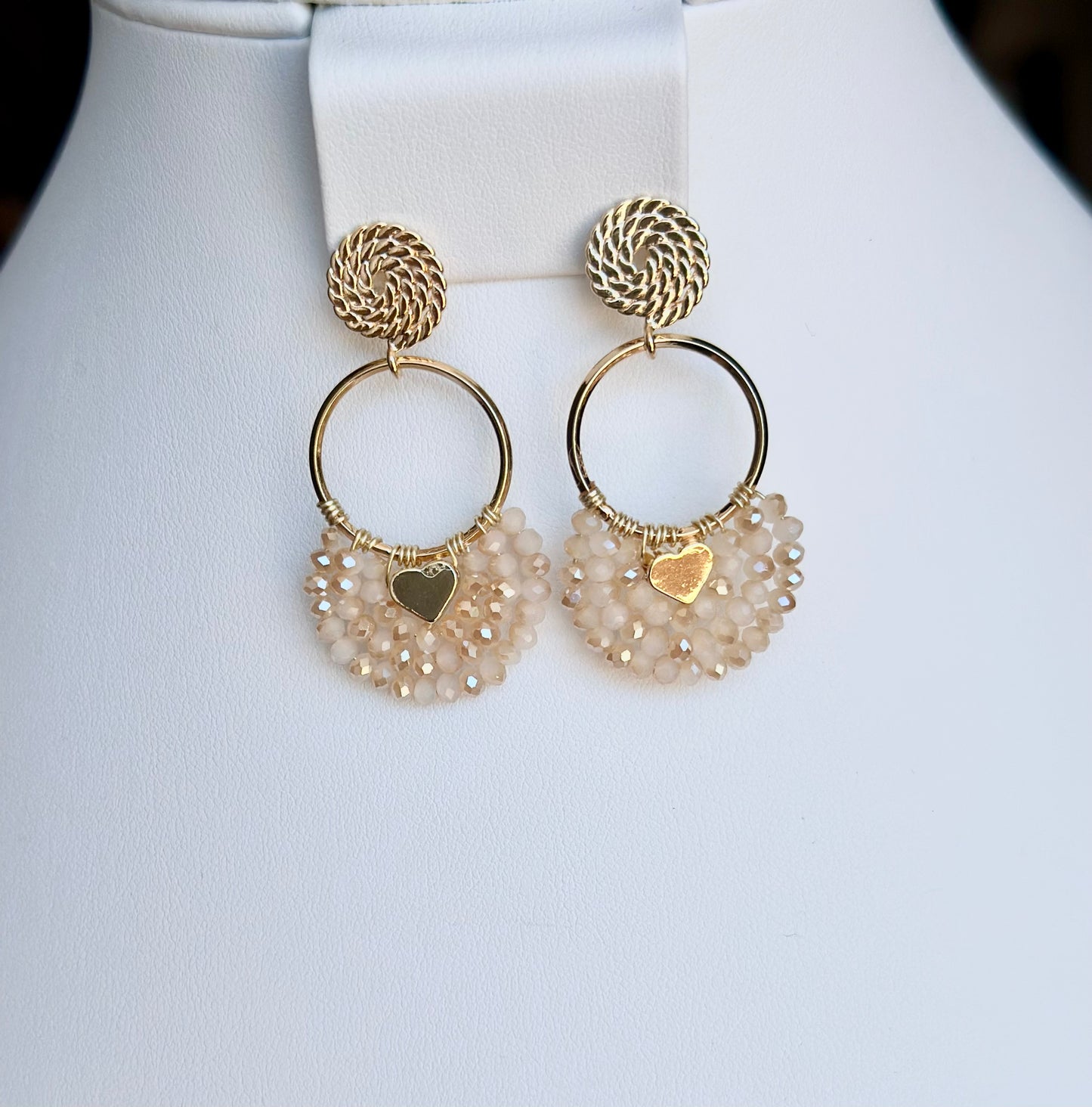 Dangle and Drop Earrings in Ivory