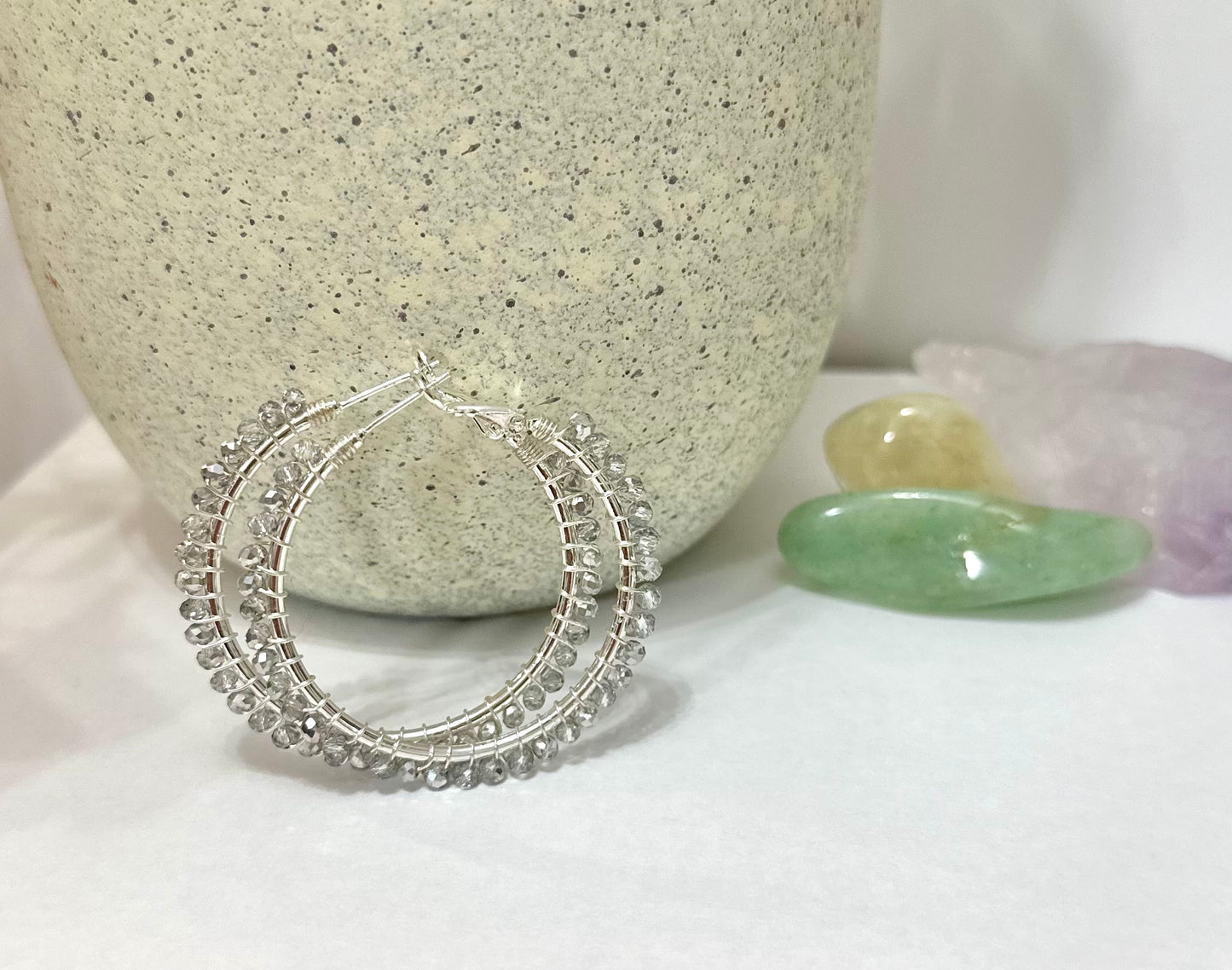 Hoop Earrings in Silver