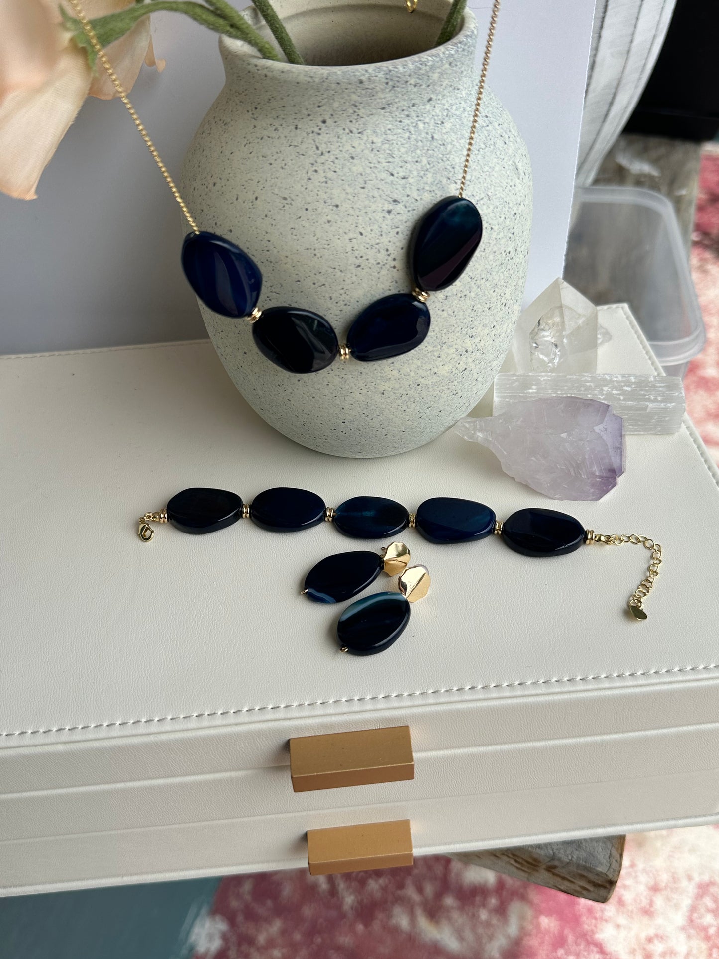 Jewelry Set (3 Pieces) in Blue