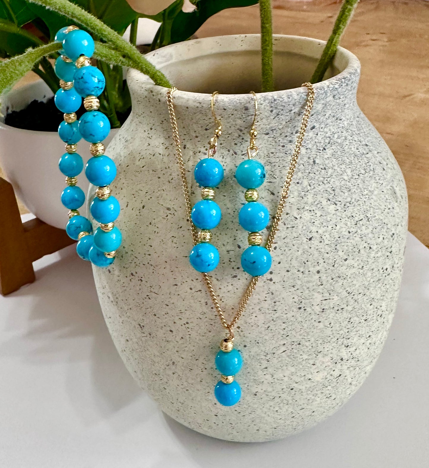 Jewelry Set (3 pieces)in Blue