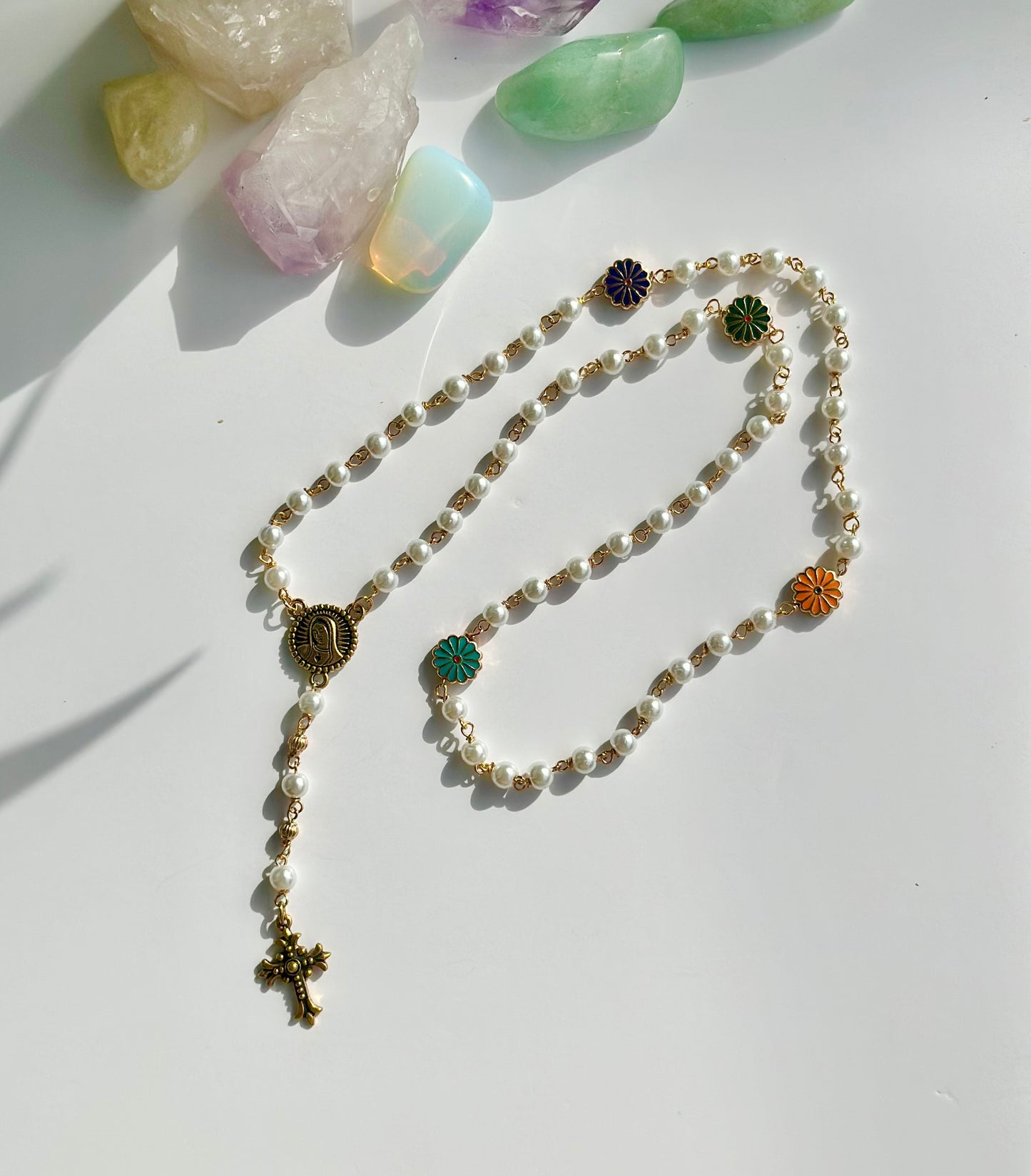 Rosary with Pearls