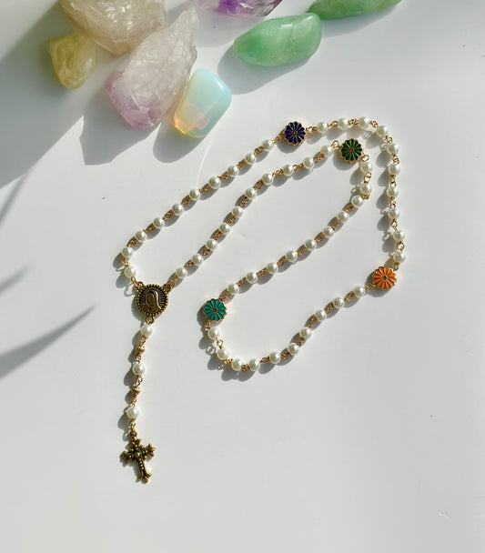 Rosary with Pearls