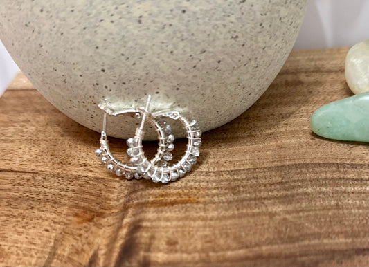 Hoop Earrings in Silver