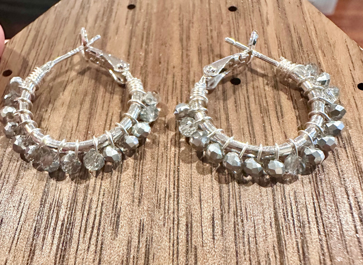 Hoop Earrings in Silver