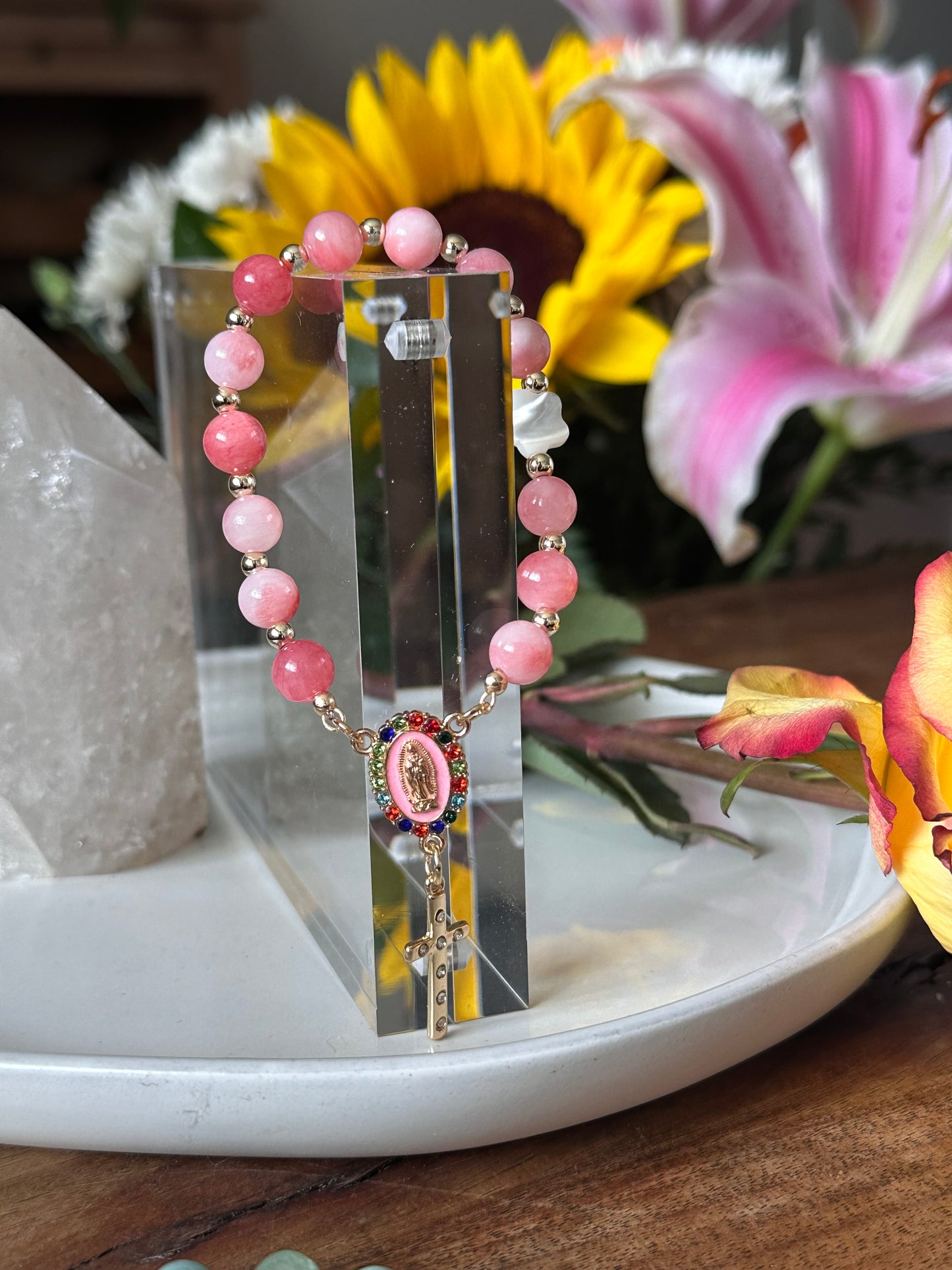 Bracelet in Coral Pink