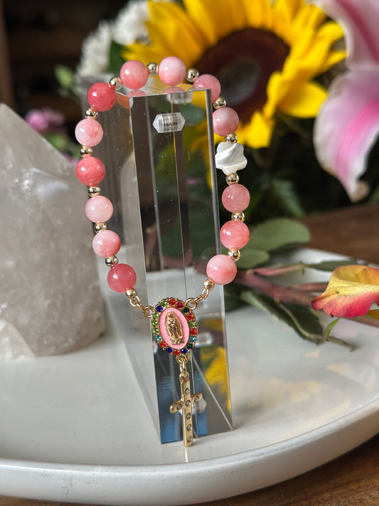 Bracelet in Coral Pink