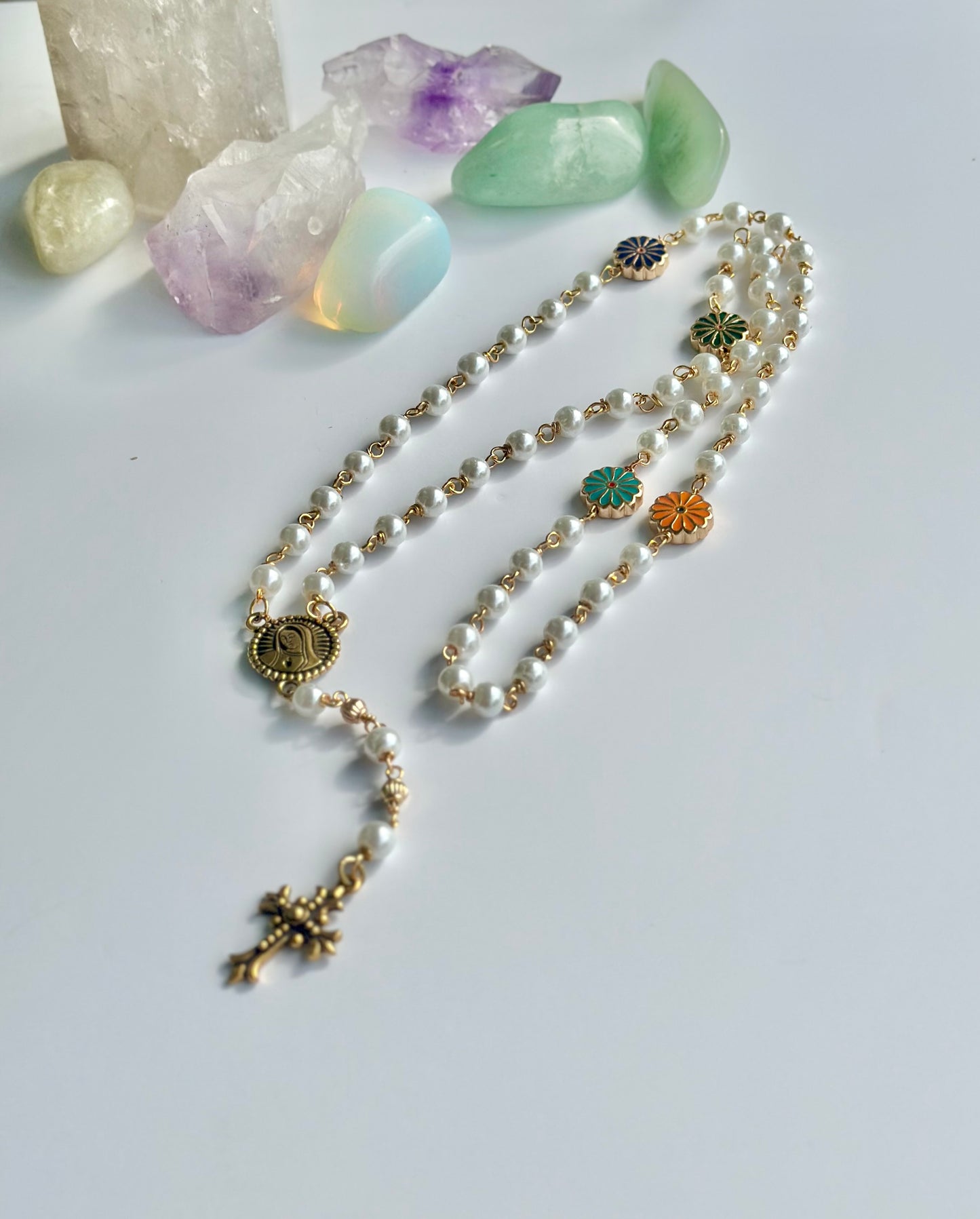 Rosary with Pearls